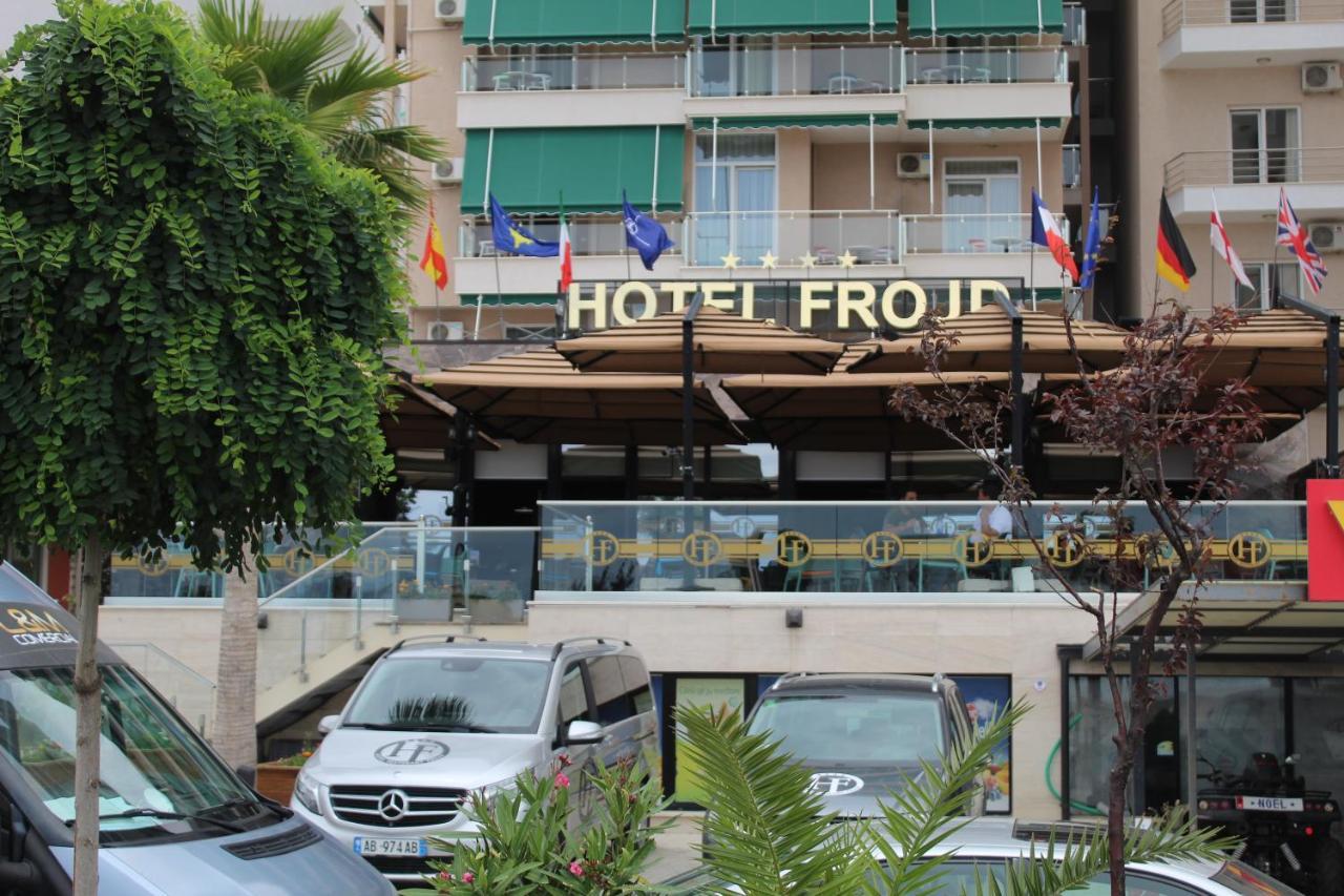 Shëngjin Hotel Frojd - Beach Front Resort מראה חיצוני תמונה